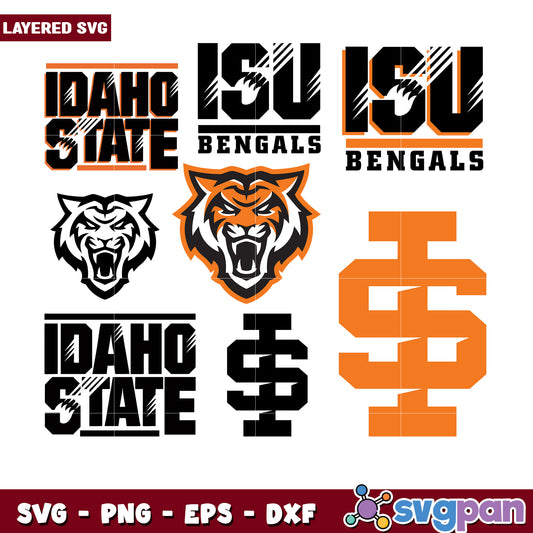 Idaho State Bengals SVG Bundle