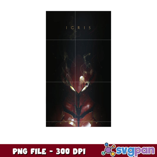 Igris design png, shadow monarch​​ png, solo leveling anime png