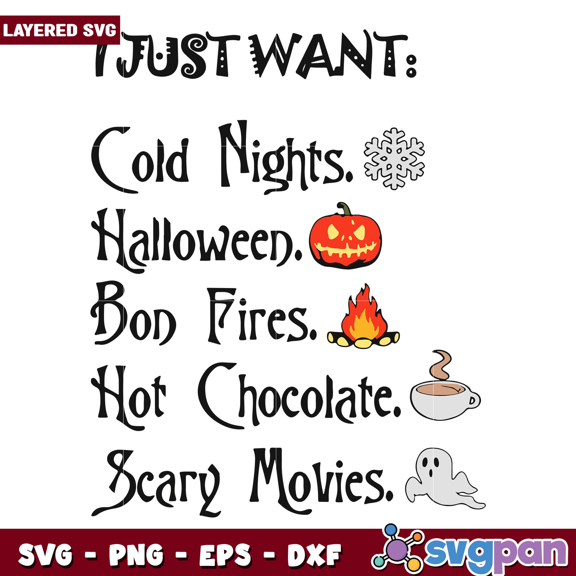 I just want halloween svg, halloween holiday svg, halloween characters svg