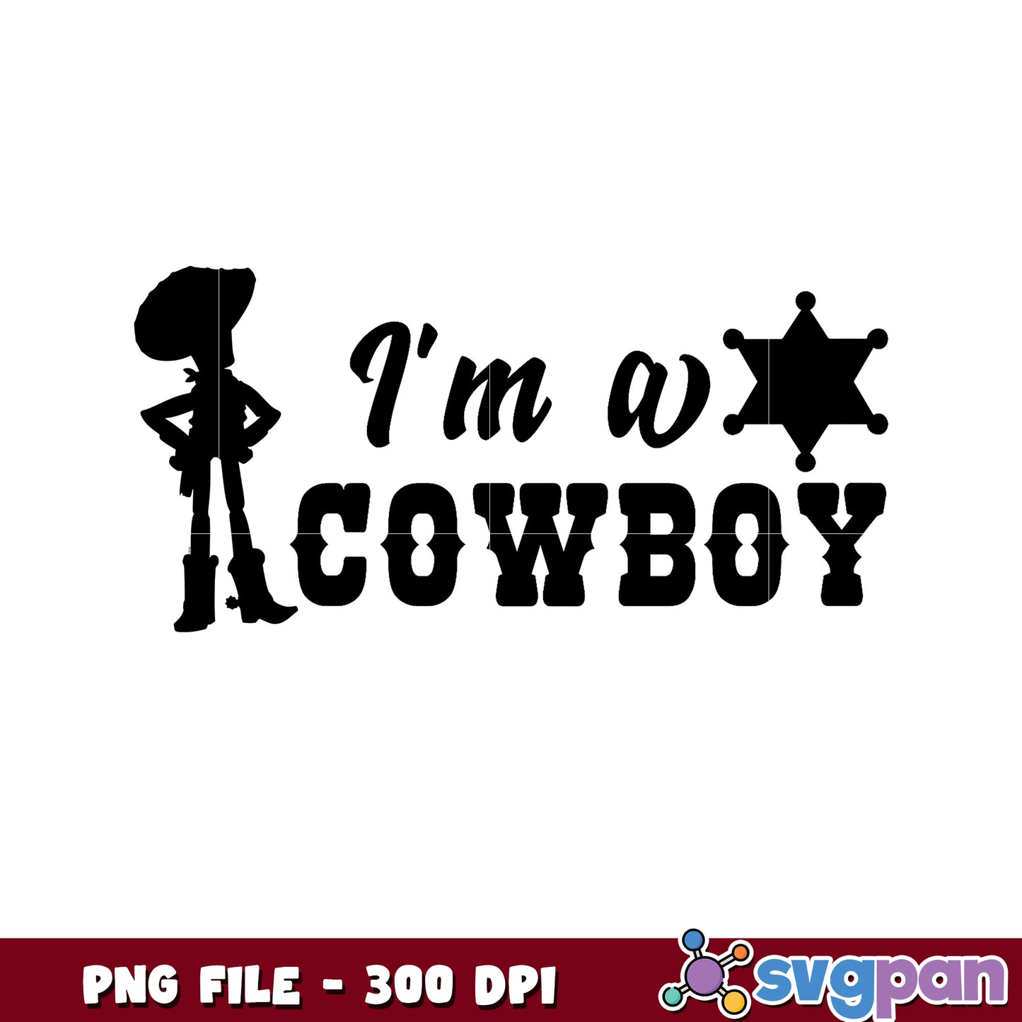 Im a cowboy png, disney characters png, disney cartoon png