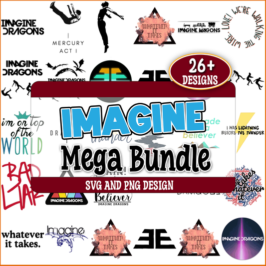 Imagine Dragons SVG Bundle