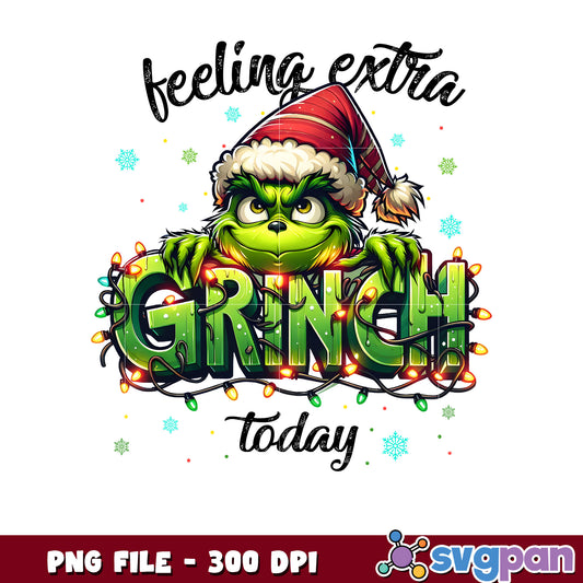 Im feeling extra grinch png, grinch clipart png, grinches​ ​png