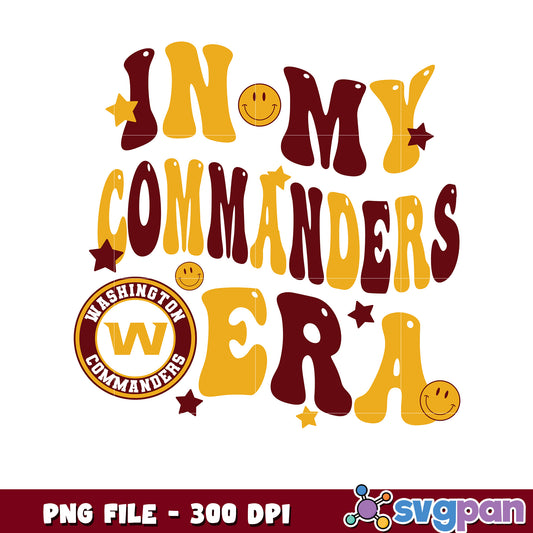 Im my commanders era design png, nfl team logo png​, national football league png