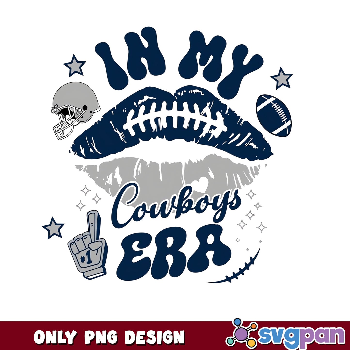 In My Cowboys Era PNG, Dallas Cowboys PNG, Football PNG