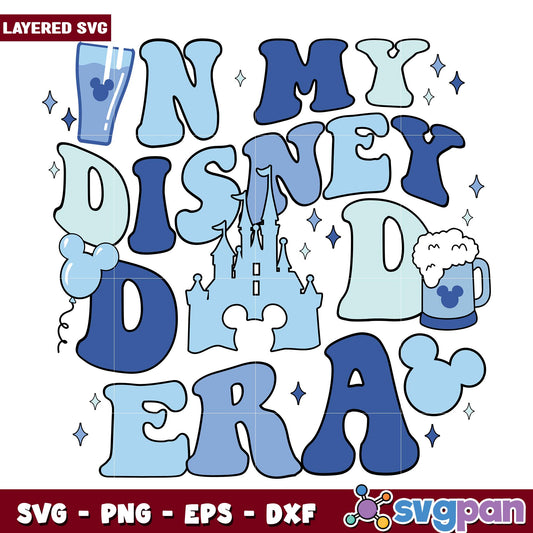 In My Disney Era svg, Disney characters svg, Digital Download