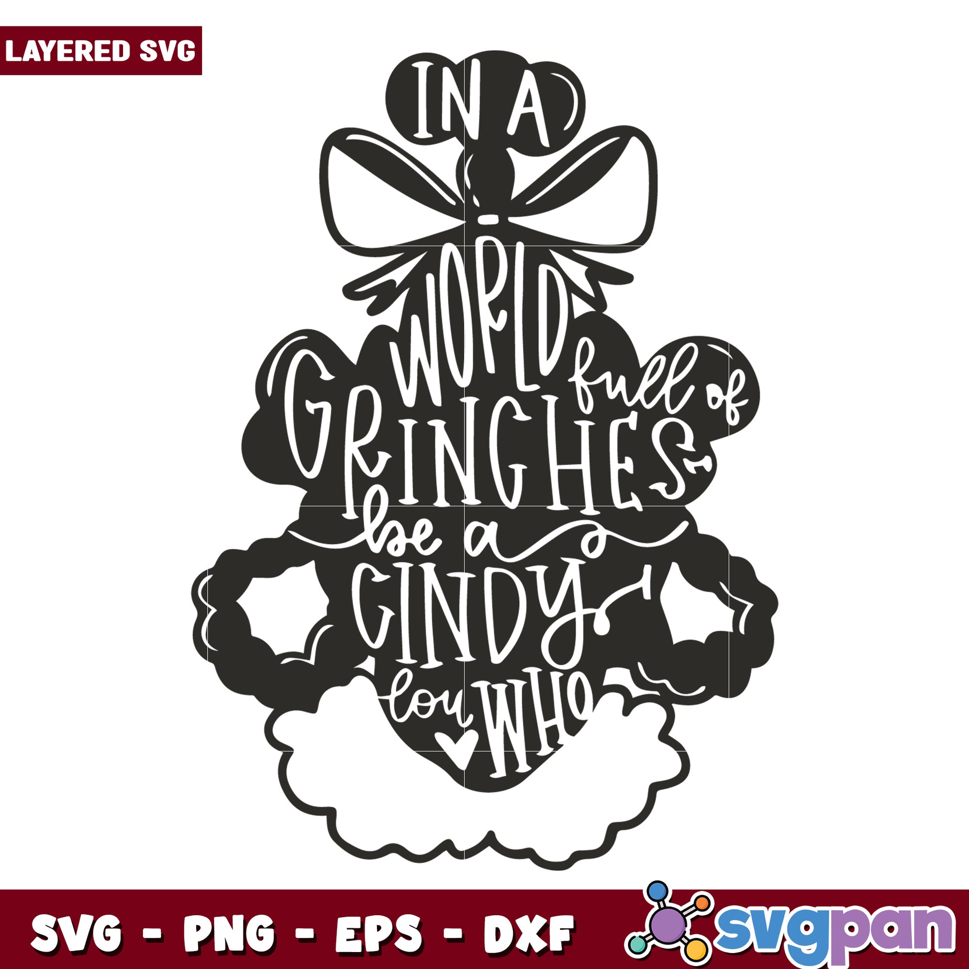 In a world grinches svg, funny quotes svg, grinch friends svg