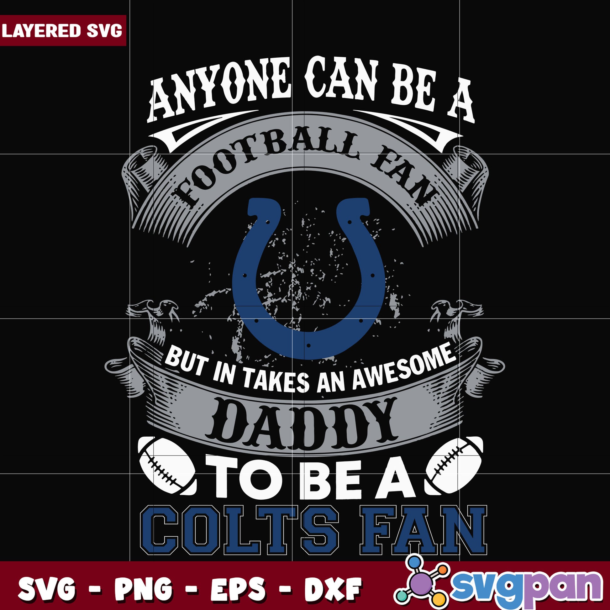 Indianapolis colts fan quotes svg, nfl games svg, nfl league svg