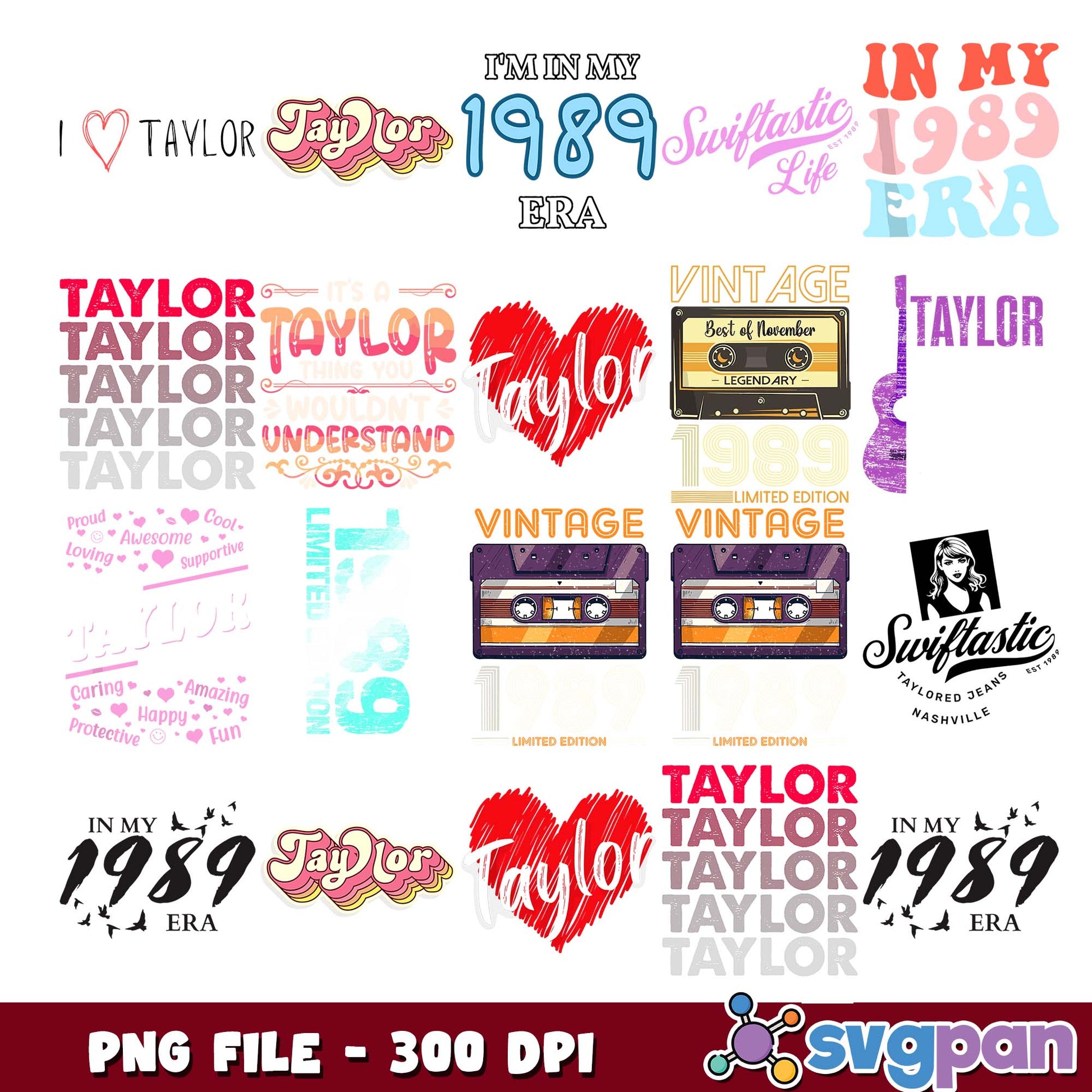 In my 1989 era png bundle