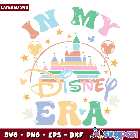 In my disney era svg, disney characters svg, disneyland svg