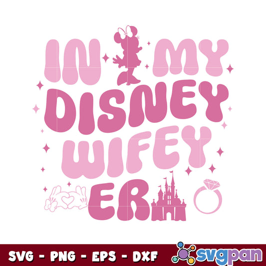 In my disney hubby er minnie svg, pink minnie mouse​ svg