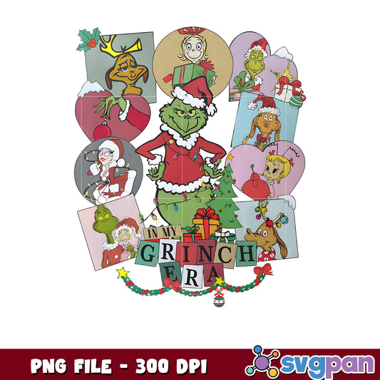 In my grinch era png, grinch memes png, grinchmas png