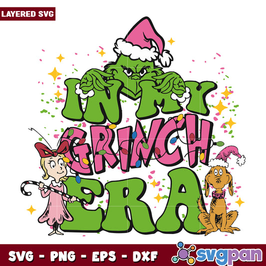 In my grinch era svg, grinch movie svg, grinch character svg
