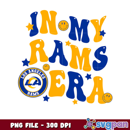 In my rams era design png, nfl american football ball​ png, nlf team logo png