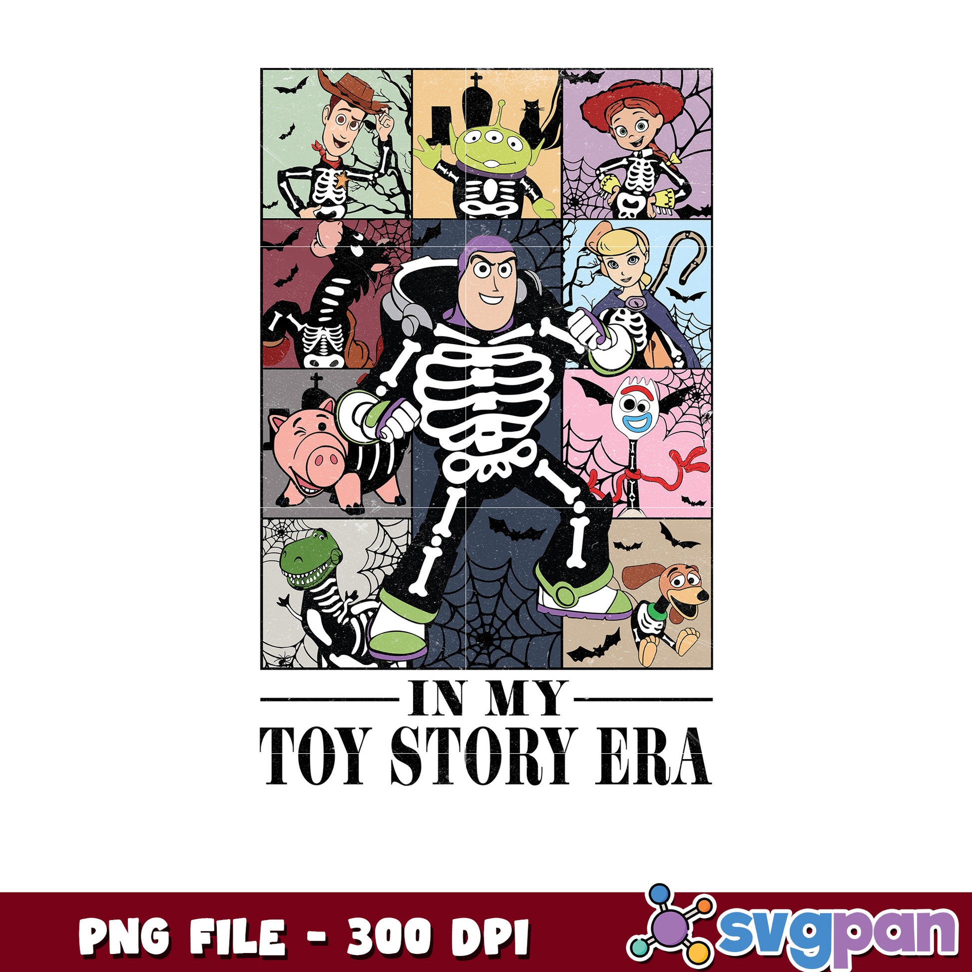 In my toy story era png, halloween decorations png, halloween disney png