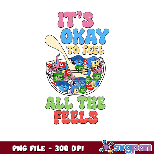 Inside Out Feels PNG Printable