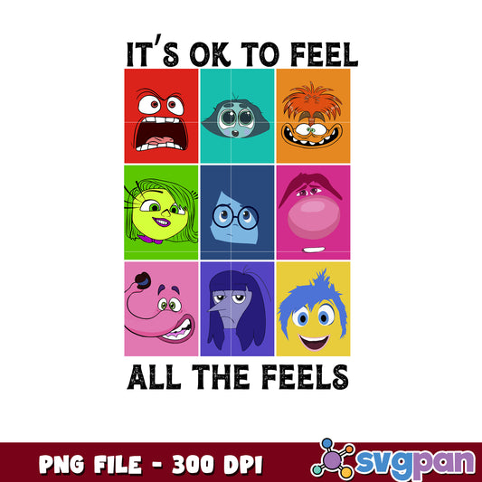 Inside Out PNG All the Feels Emotions