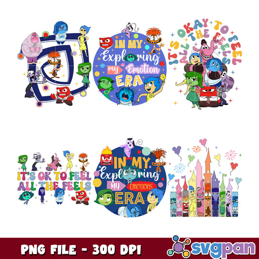 Inside Out PNG Bundle Emotions Era
