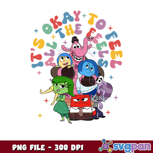 Inside Out PNG Its Okay To Feel