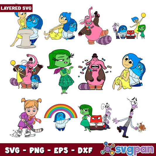 Inside Out SVG Bundle