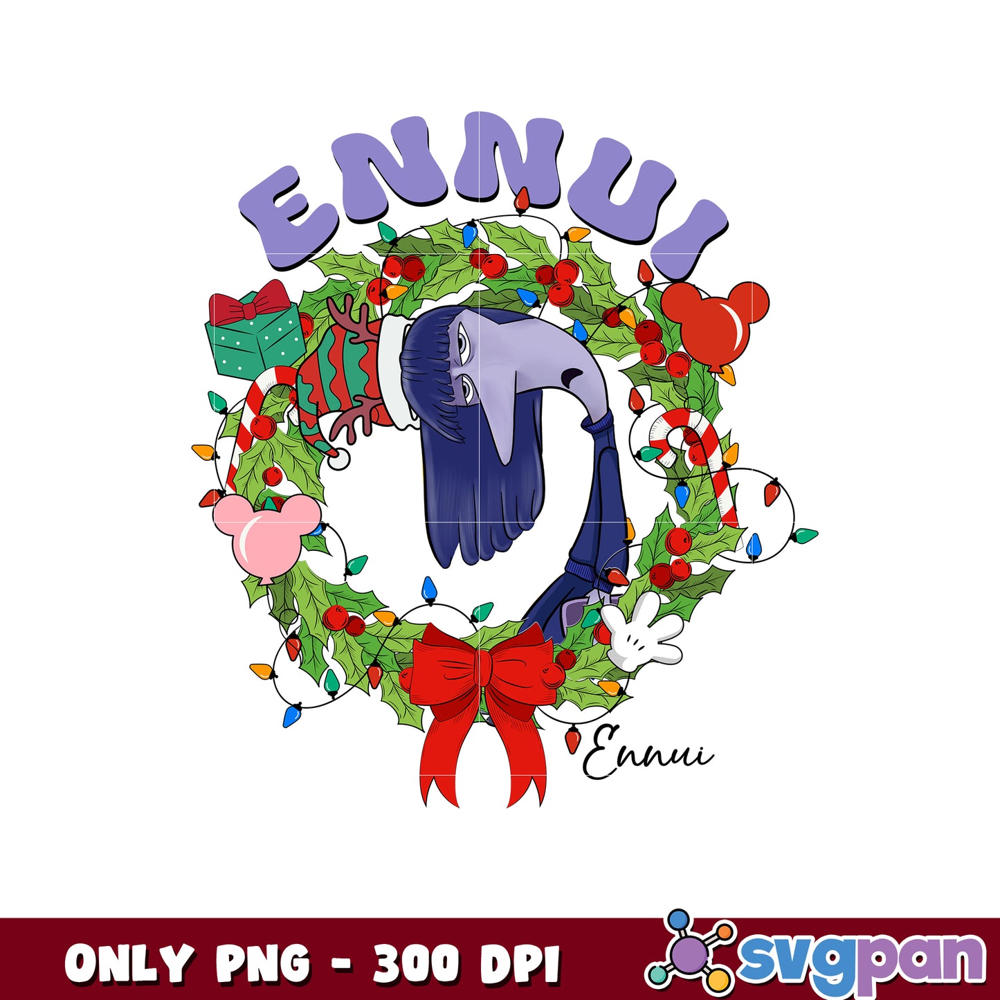 Inside out 2 ennui christmas png