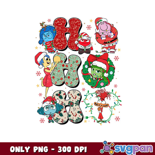 Inside out 2 hohoho christmas png