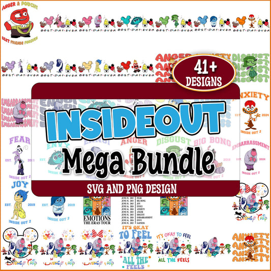Inside out best day ever svg bundle