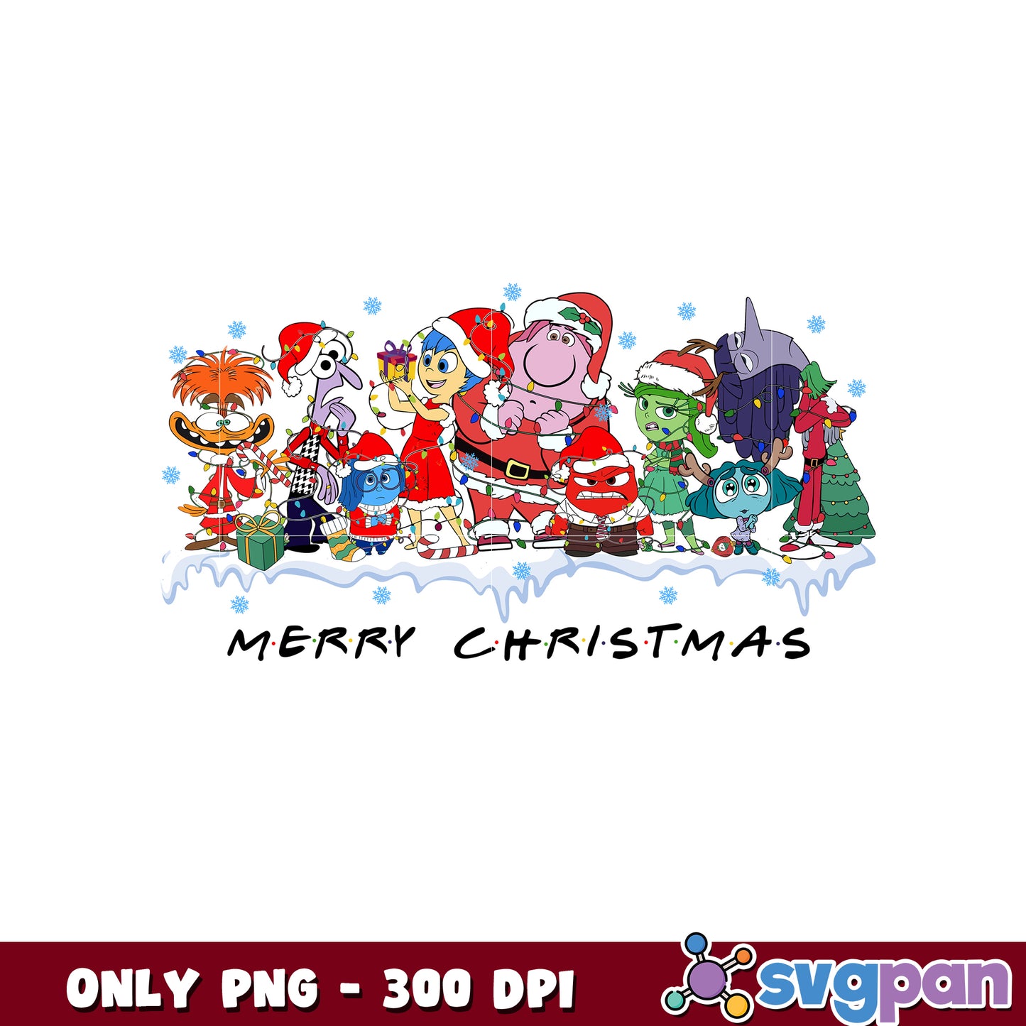 Inside out christmas tree png, inside out toys png, christmas png