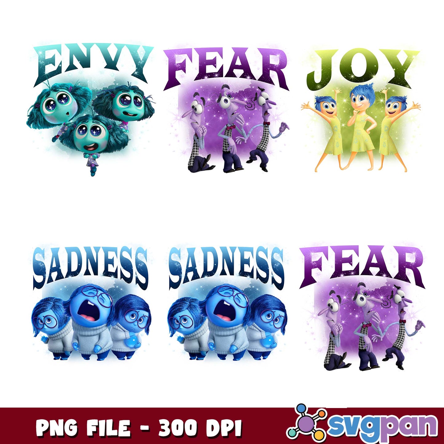 Inside out mockup png bundle
