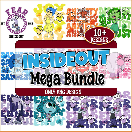 Inside out set png bundle