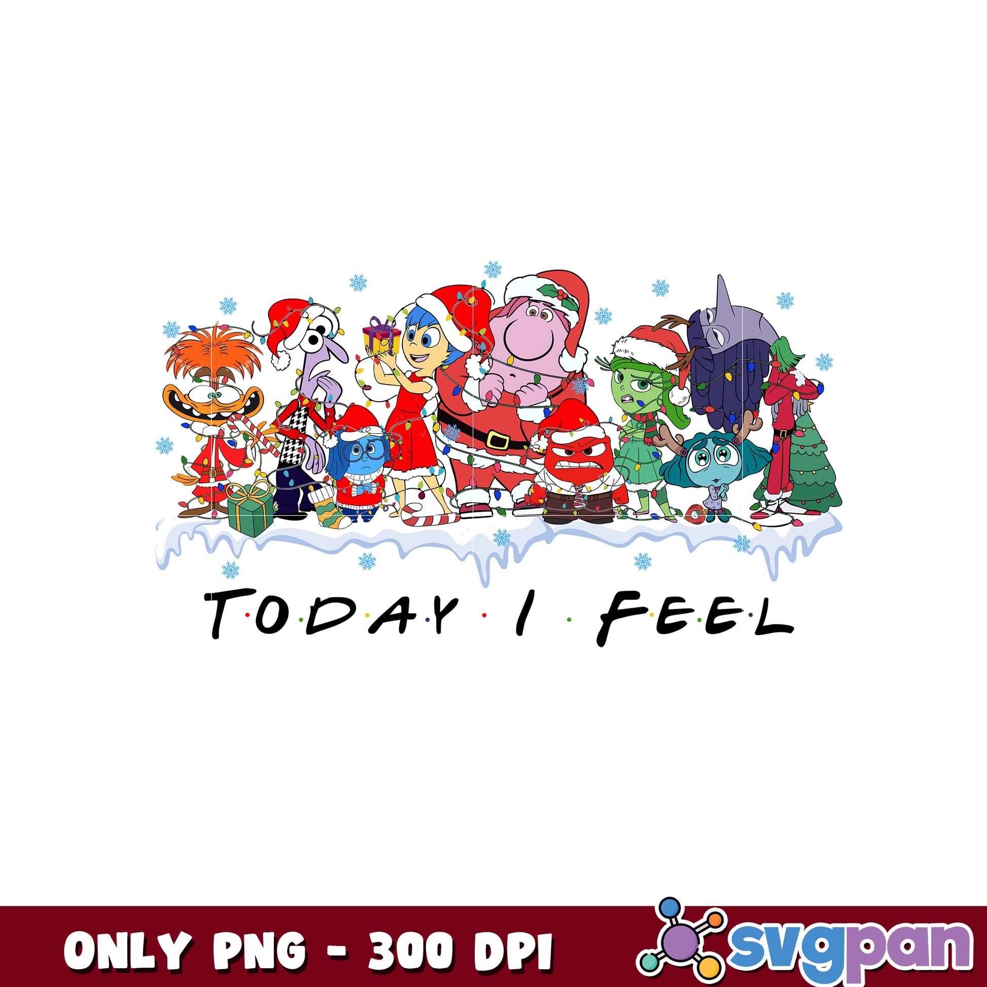 Inside out today i feel christmas png