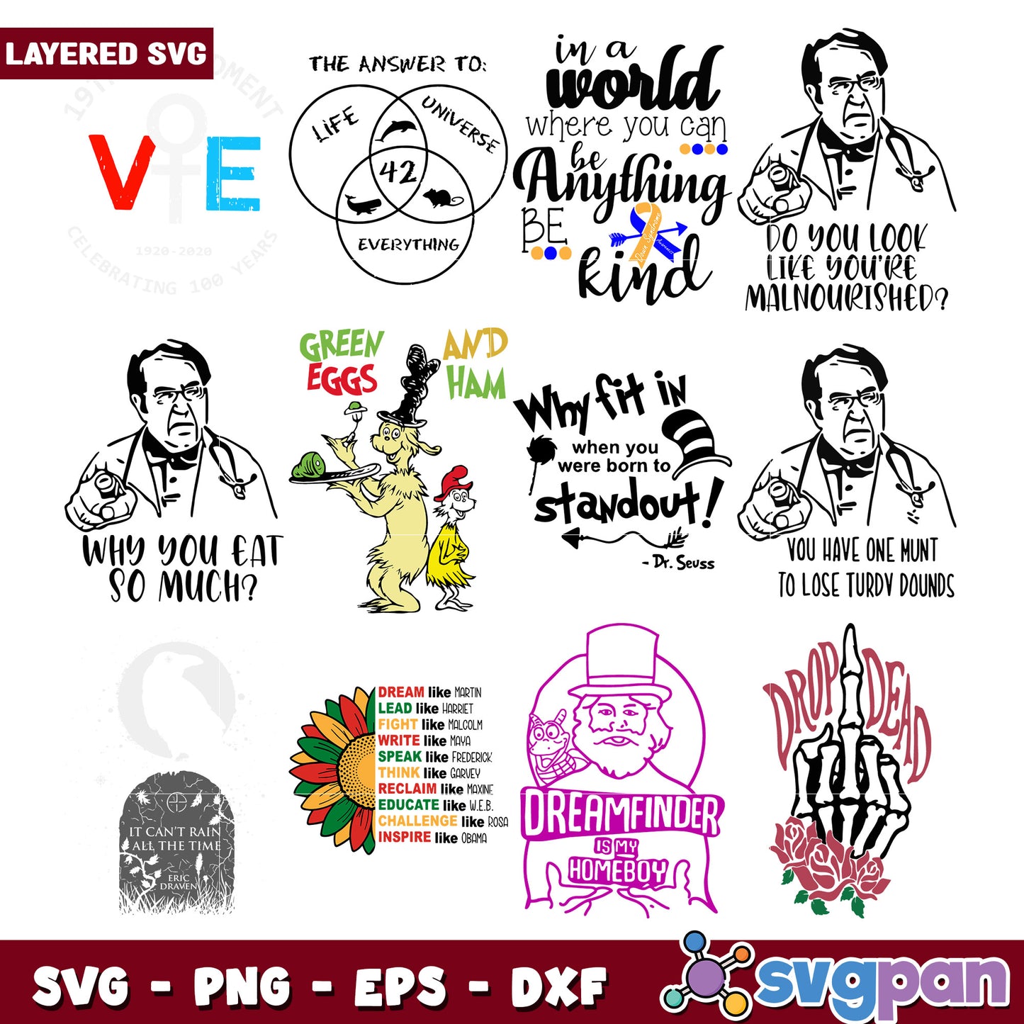 Inspirational Quote SVG Bundle for Creative Projects