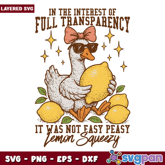 In the interest of full transparency svg, funny honesty quote svg, sarcastic truth svg