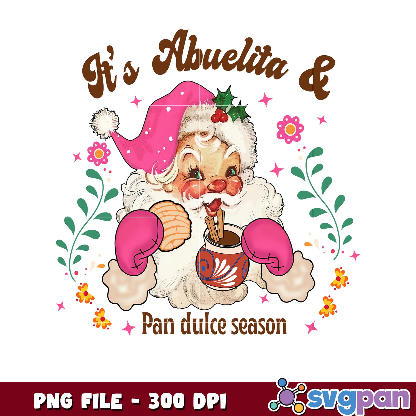 It's abuelita and pan dulce season png, christmas movies​ png, christmas vacation​ png