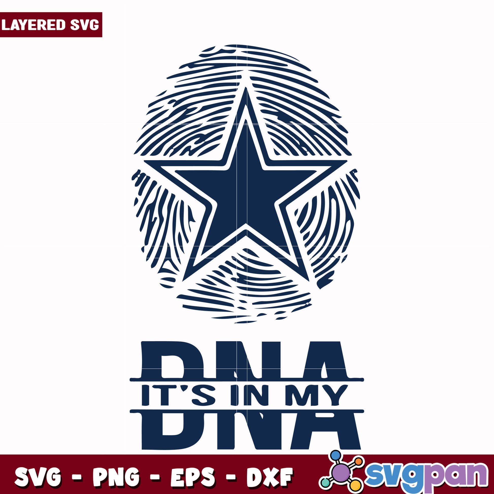 It's in my DNA creative design  svg, nfl schedule svg, nfl cowboys svg