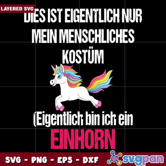 It's just my human costumes deutsch language svg, halloween svg, halloween funny svg