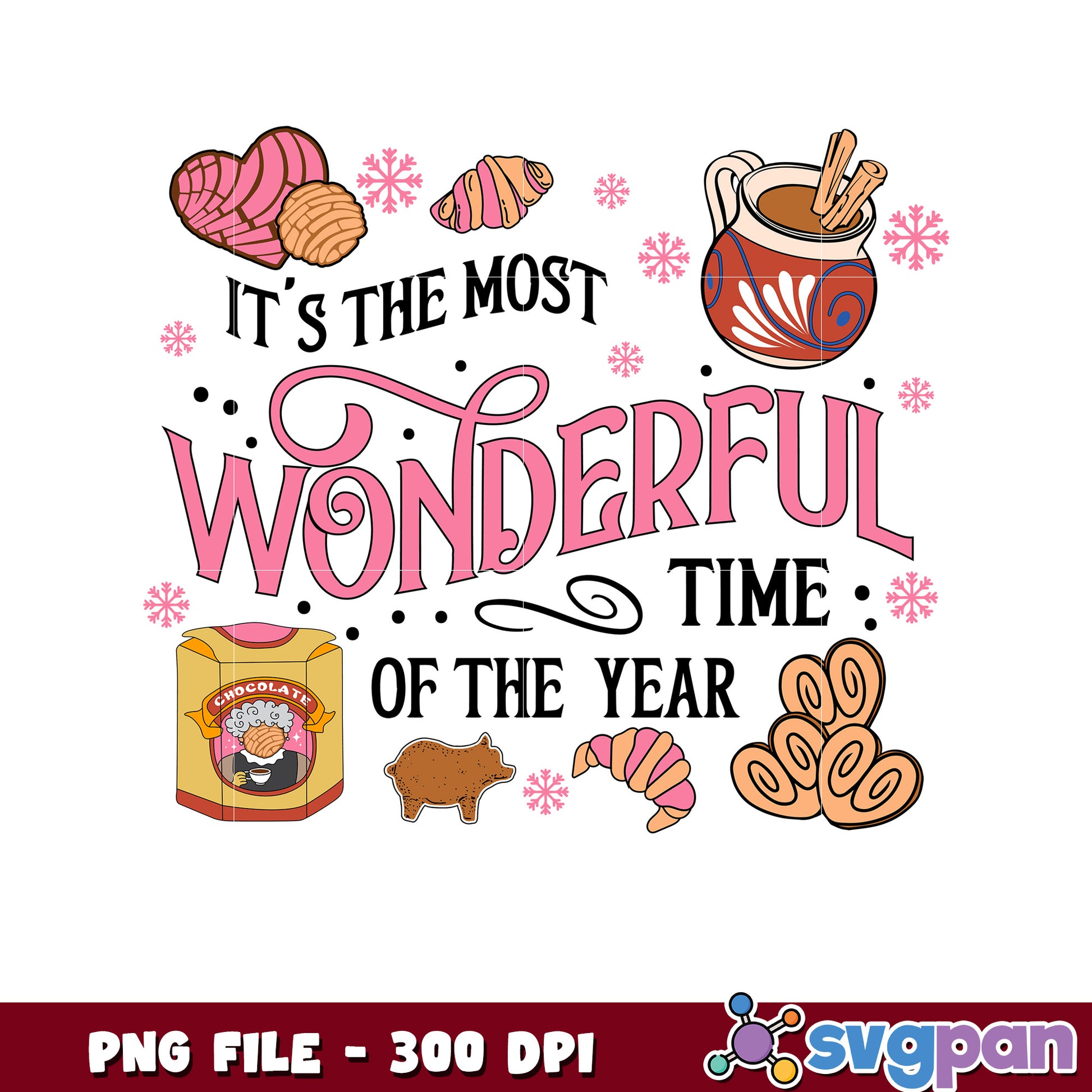 It's the most wonderful time of the year png, christmas movies​ png, christmas vacation​ png