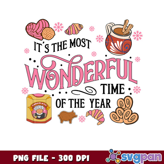 It's the most wonderful time of the year png, christmas movies​ png, christmas vacation​ png