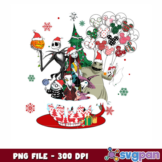 Jack and friends png, christmas movies png, nightmare png