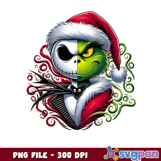 Jack and grinch png, grinch face​ png, baby grinch ​png