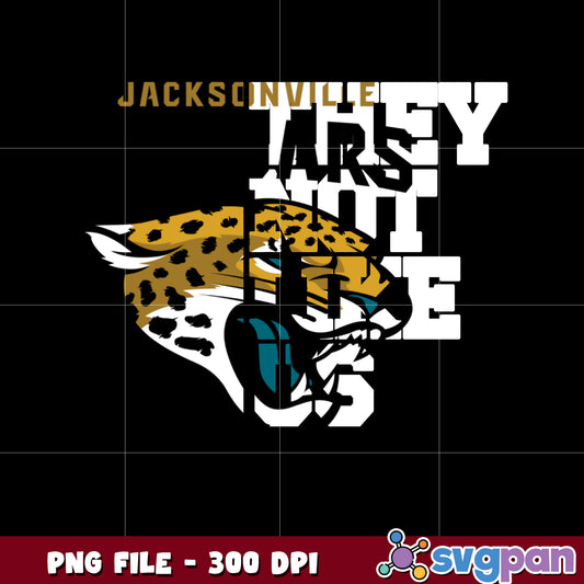Jackoson ville jaguars they not like us logo png, super bowl 2025 png, nfl teams helmet png
