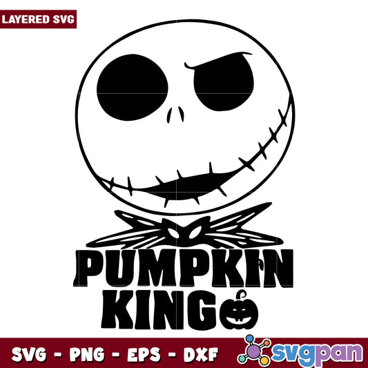 Jack pumpkin king svg, hallowee candy svg, scary halloween svg