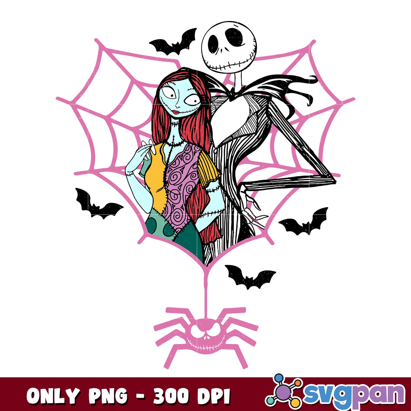 Jack skellington love png, nightmare png, jack skellington png