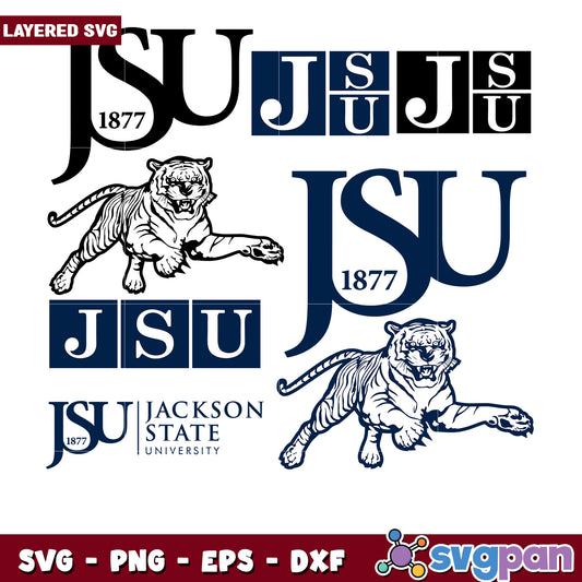 Jackson State University SVG Bundle