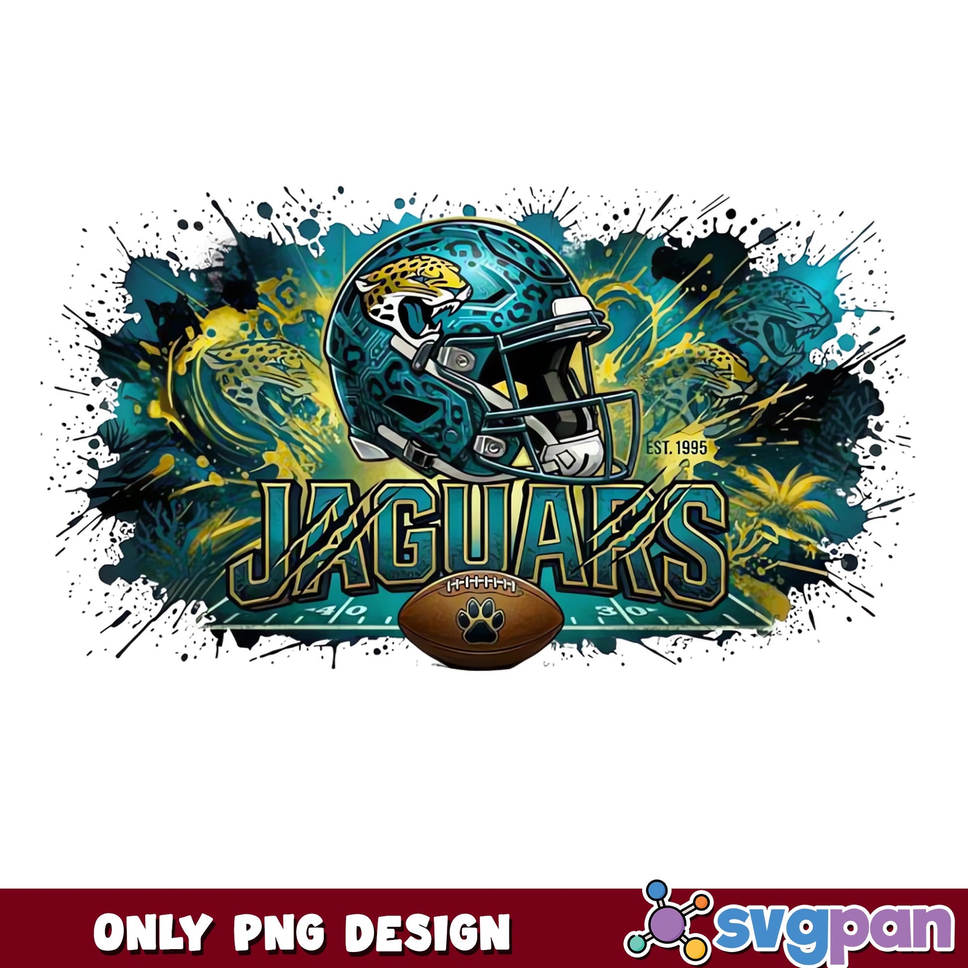 Jacksonville Jaguars PNG, NFL Football Helmet Design, Jaguars PNG