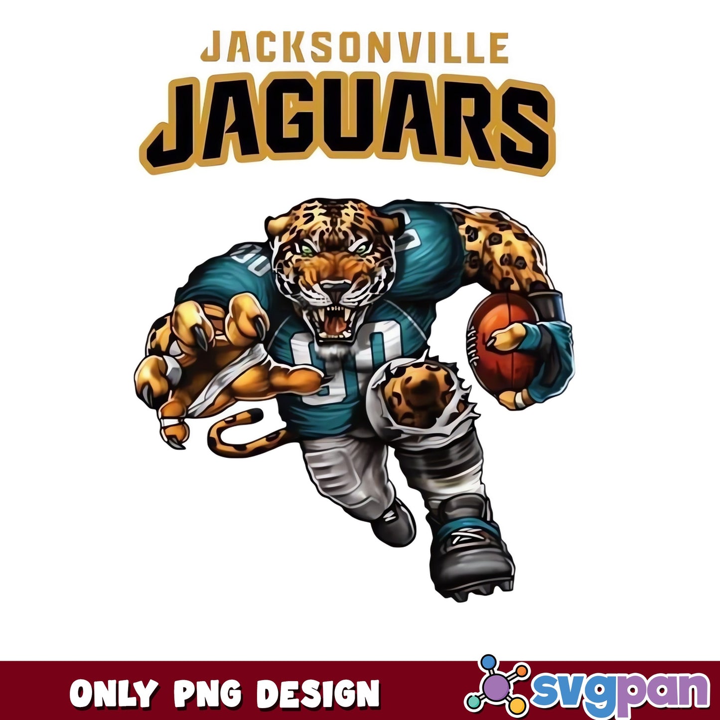 Jacksonville Jaguars PNG, NFL Football Mascot PNG, Jaguars PNG