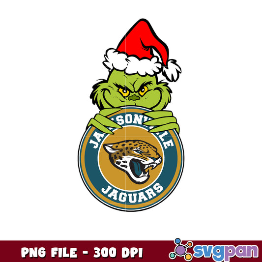 Jacksonville jaguars grinch design png, nfl teams png, super bowl 2025 png