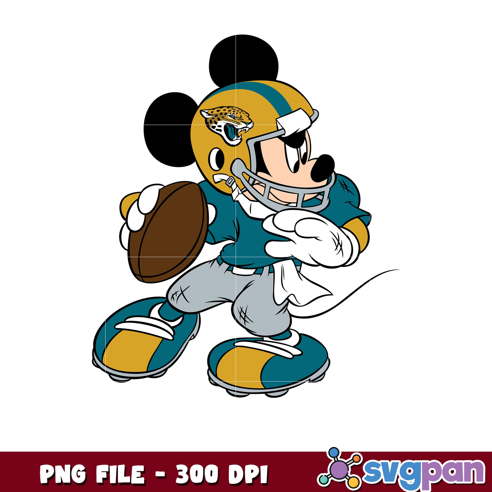 Jacksonville jaguars nfl mickey mouse logo png, american football league png, nfl teams png