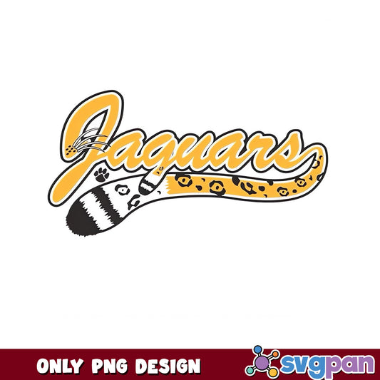 Jaguars Leopard Print PNG, School Mascot PNG, Team Spirit PNG
