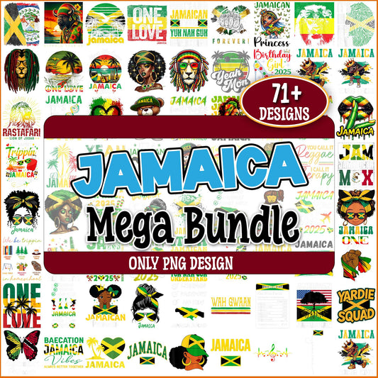 Jamaica vibes png bundle