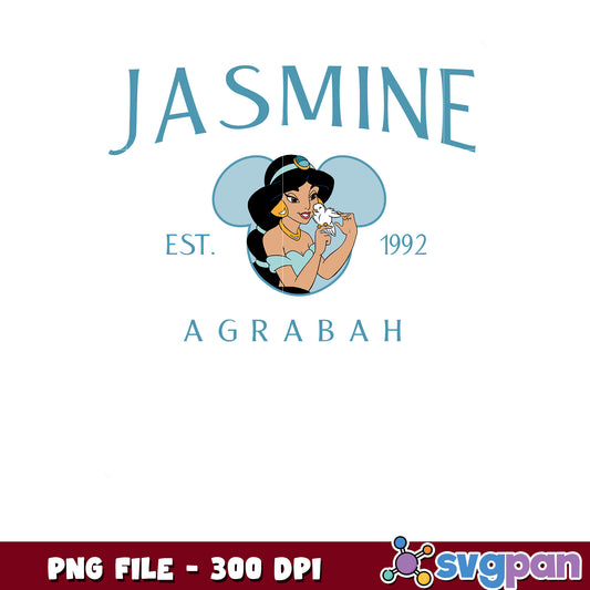 Jasmine Princess Disney PNG 1992 Agrabah